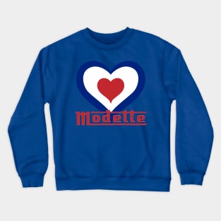 Modette heart shape Roundel Mod life Crewneck Sweatshirt